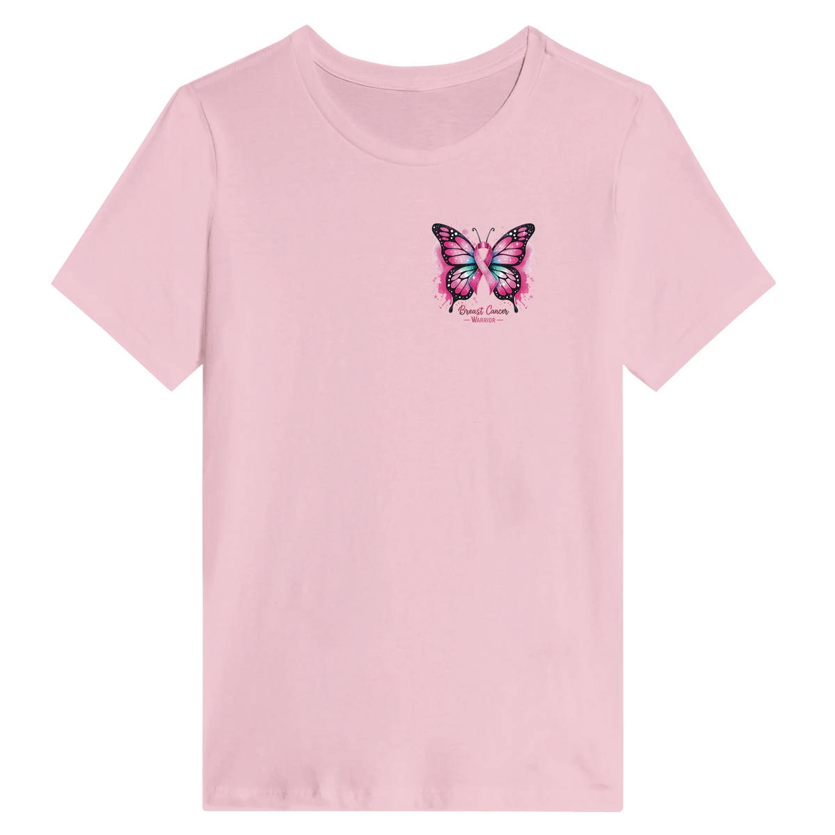 Breast Cancer Warrior Butterfly Women's Shirt