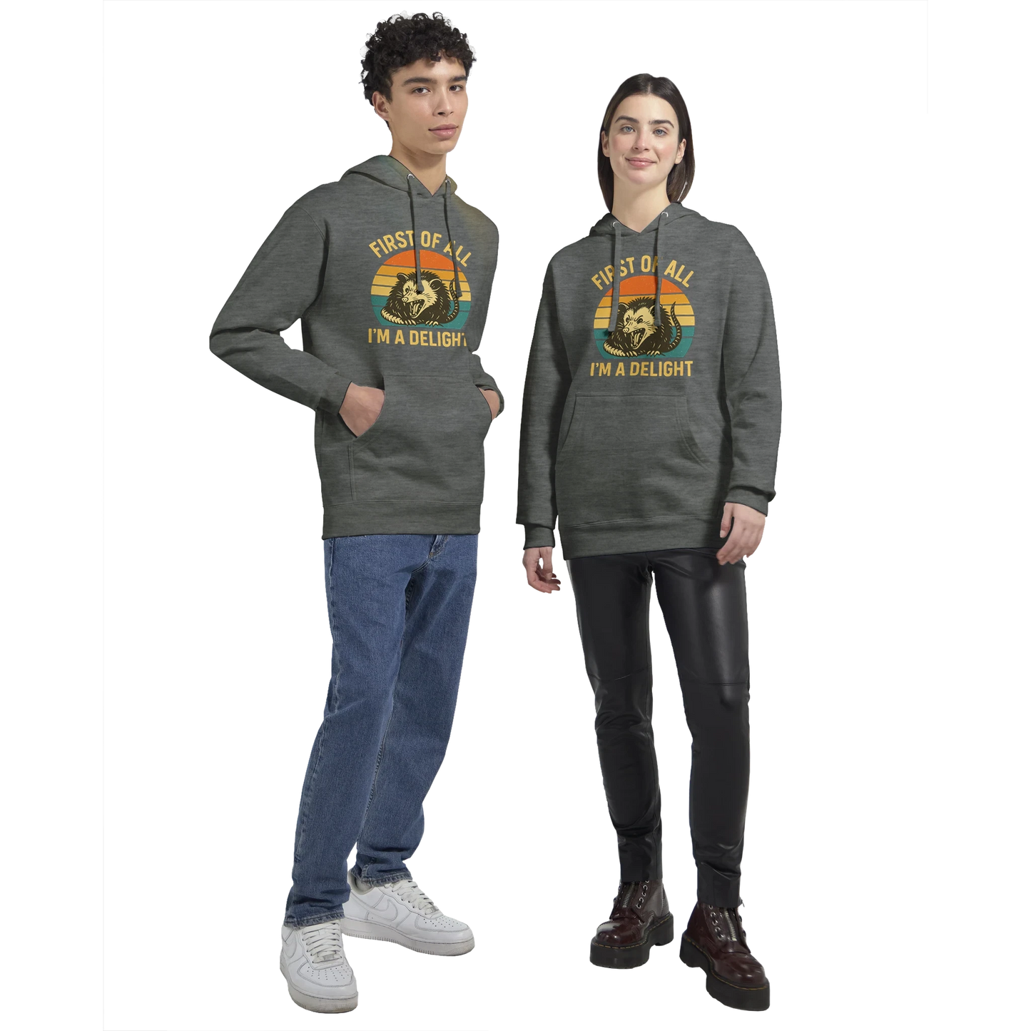 First of All I’m a Delight Possum Hoodie