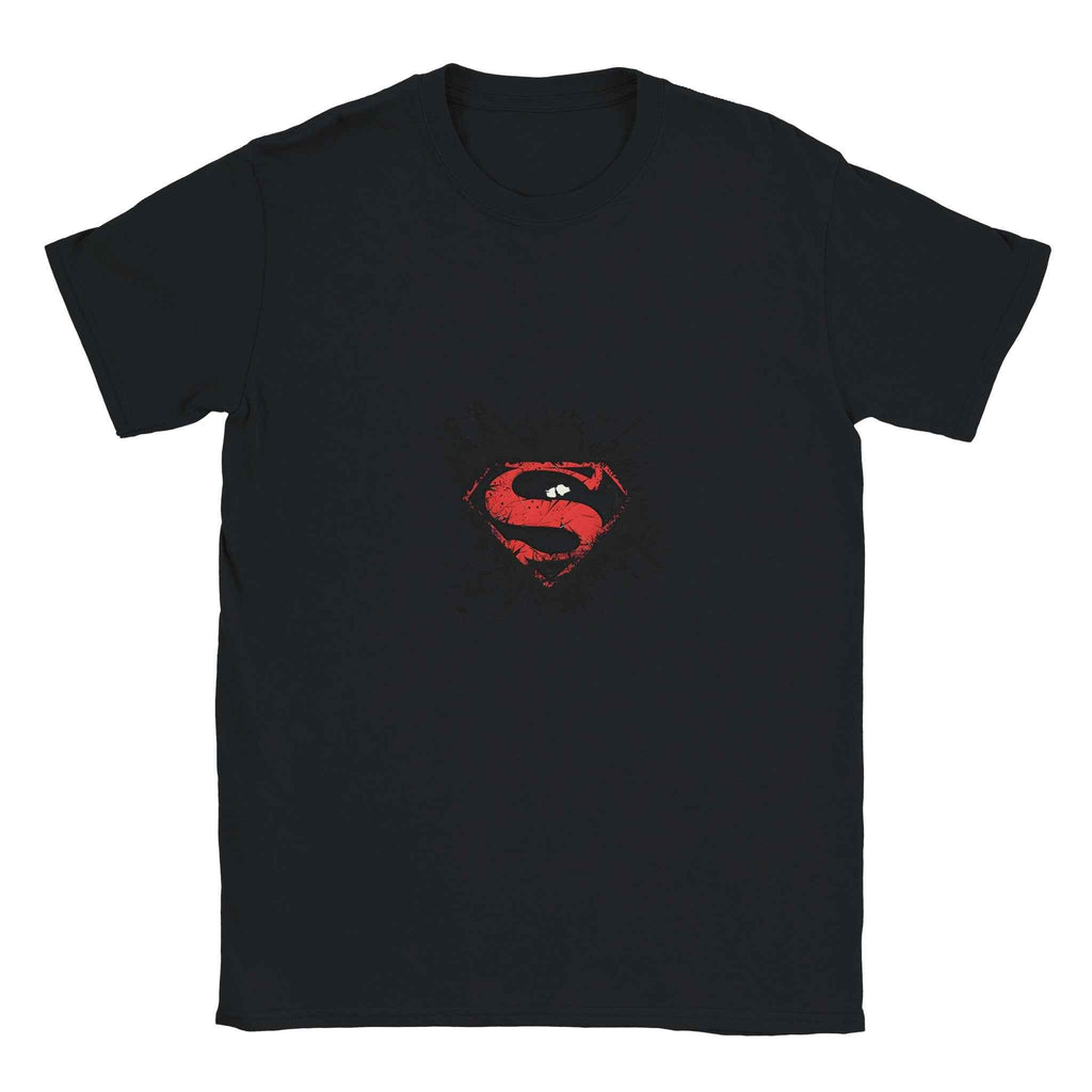 Superman Distressed Logo T-Shirt – Heroic Comic-Inspired Graphic Tee in Multiple Colors