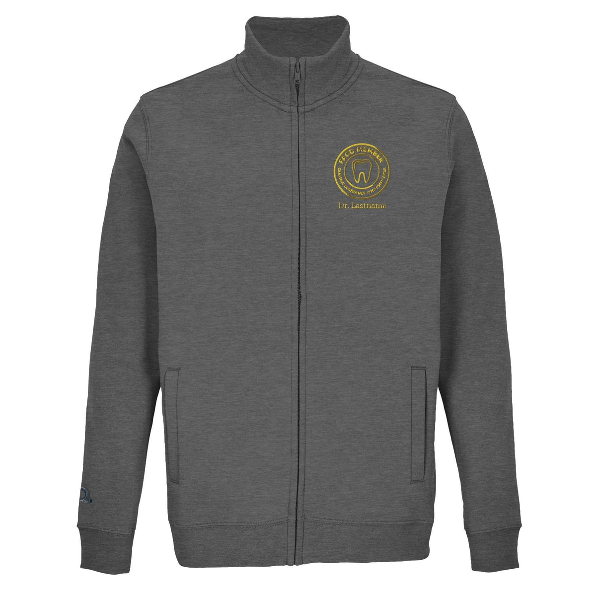 FACD Embroidered Full Zip Sweatshirt with Custom Name