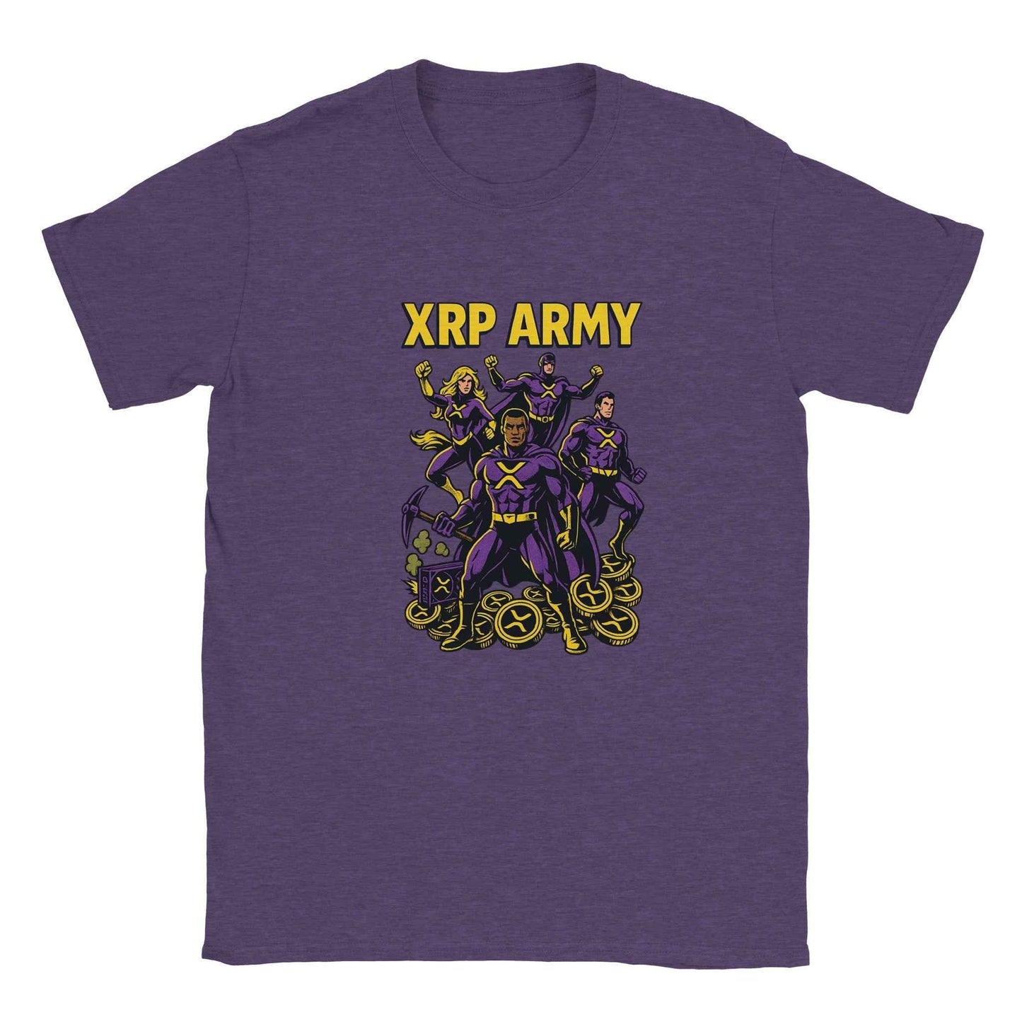 XRP Army T-Shirt – Superheroes of Crypto Graphic Tee
