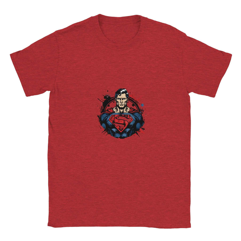 Man of Steel 'S' T-Shirt – Heroic Comic-Inspired Graphic Tee in Your Choice of 10 Dynamic Colors