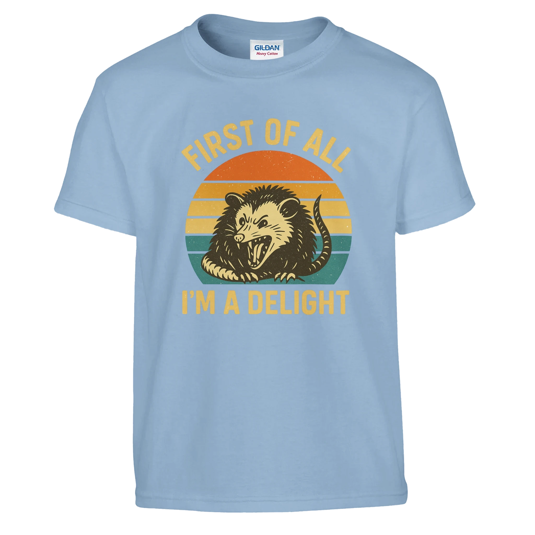 Kids First of All I’m a Delight Possum T-Shirt