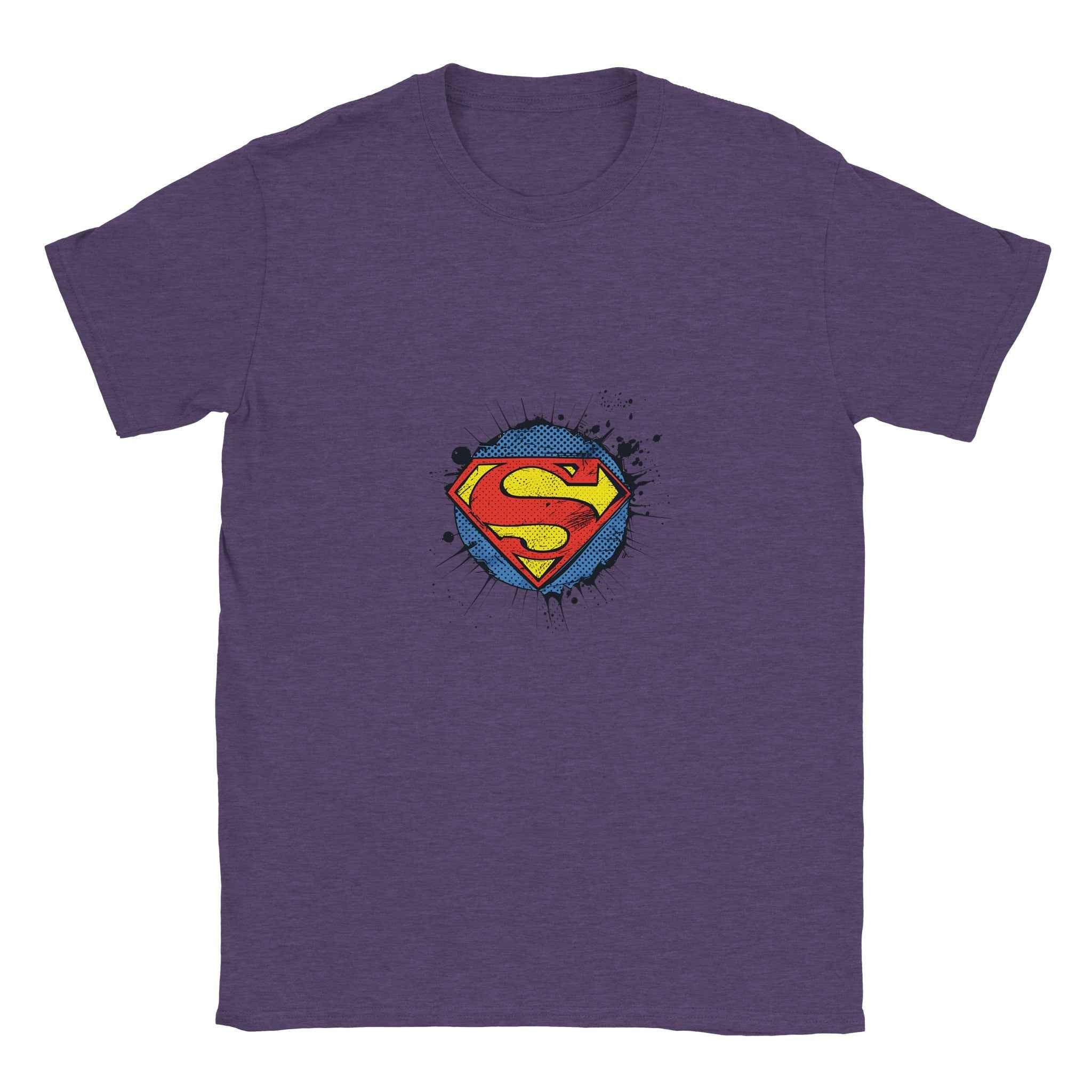 Superman Distressed Logo T-Shirt – Heroic Comic-Inspired Graphic Tee in Multiple Colors