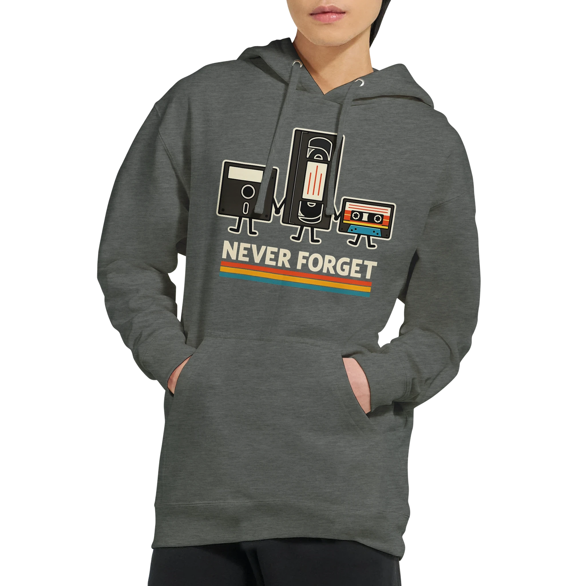 Retro Tech Squad Never Forget Hoodie