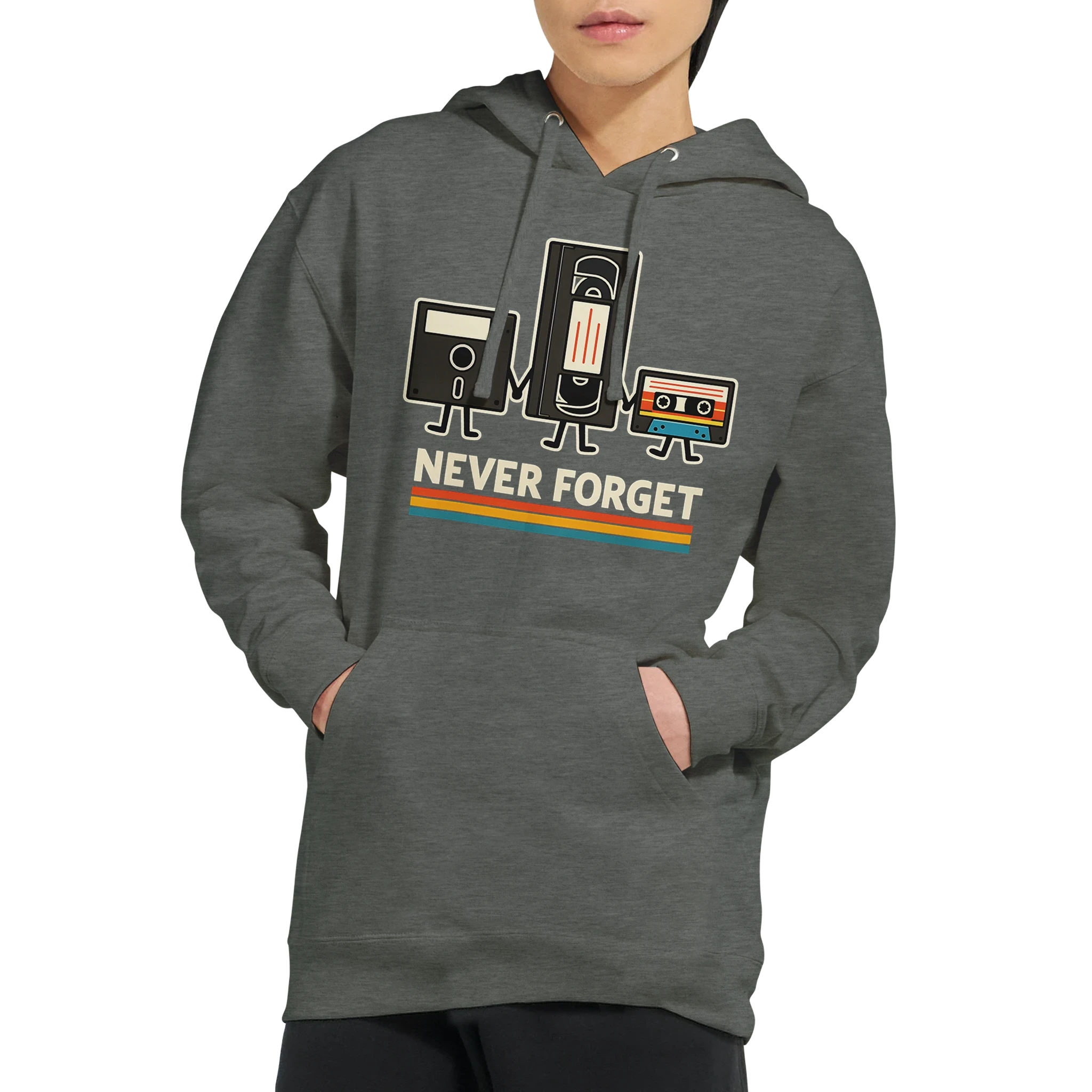 Retro Tech Squad Never Forget Hoodie