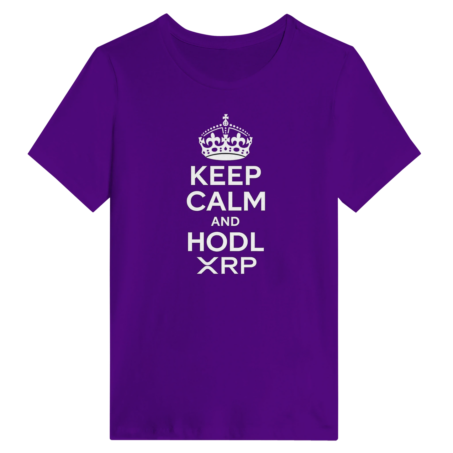 Women’s Keep Calm and HODL XRP T-Shirt