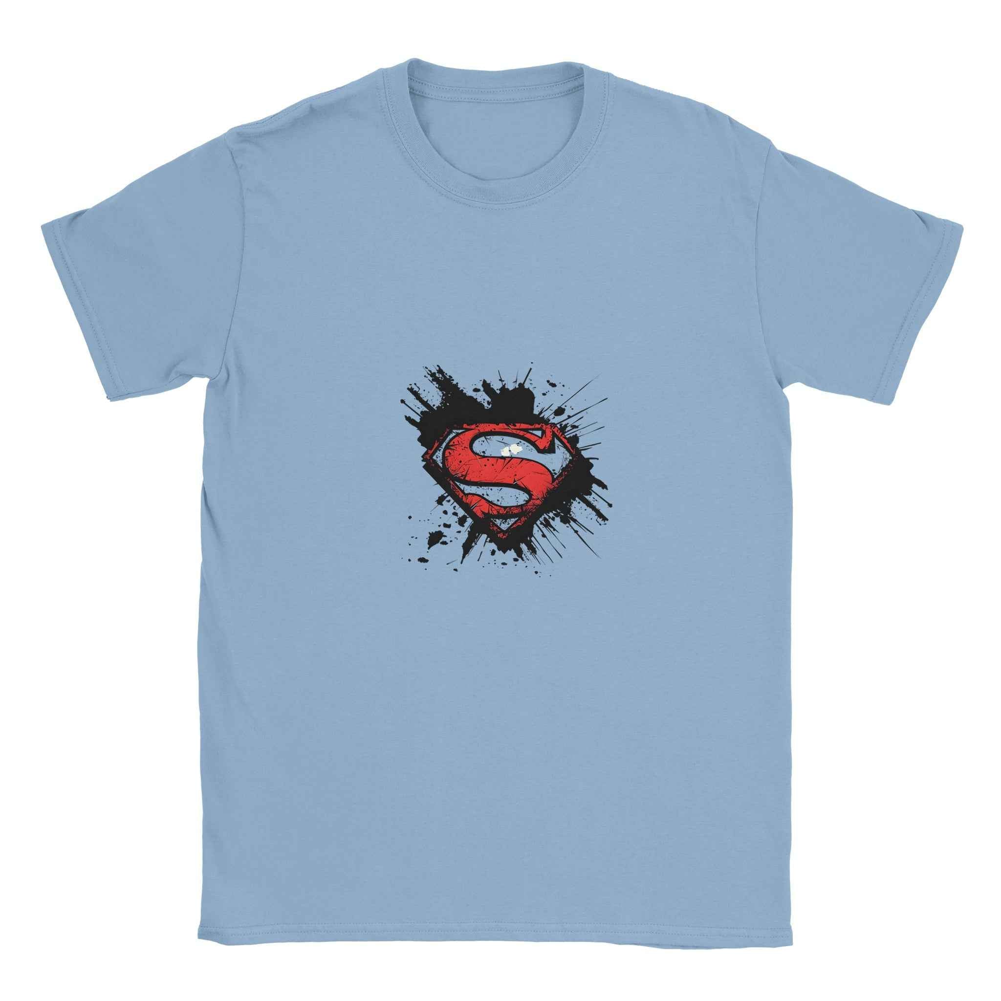 Superman Distressed Logo T-Shirt – Heroic Comic-Inspired Graphic Tee in Multiple Colors