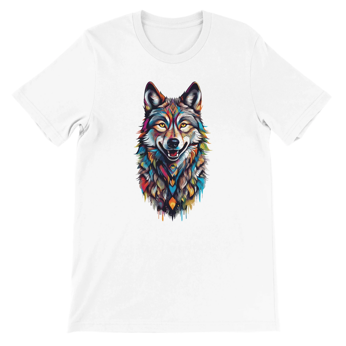 Cosmic Wolf Graphic T-Shirt