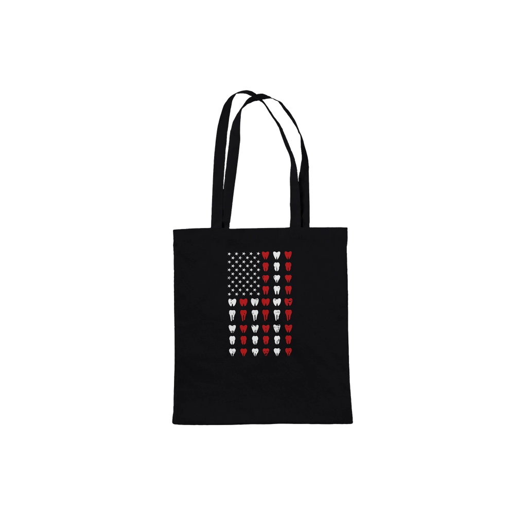 Dental Tooth Flag Personalized Tote Bag