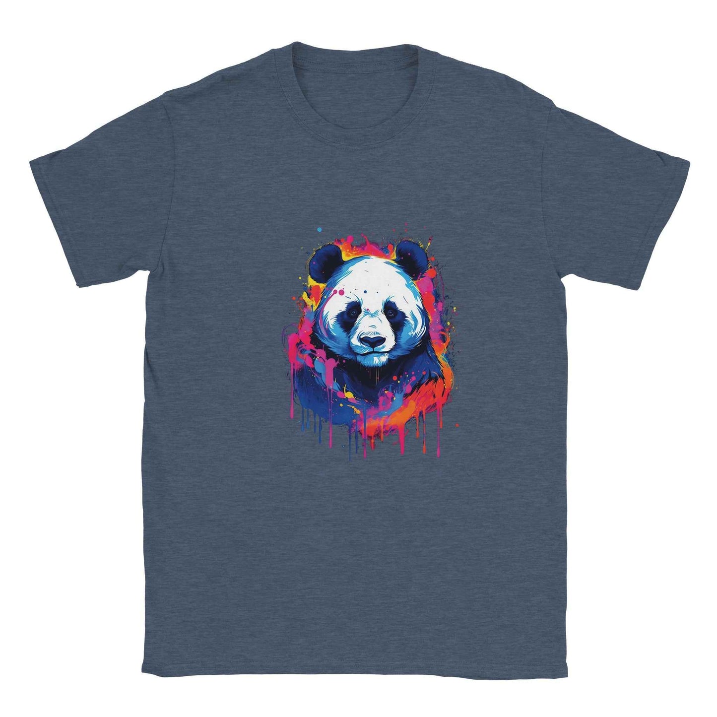 Abstract Neon Panda Graphic Tee – Premium Comfort & Bold Style for Everyday Wear