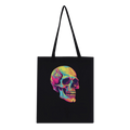 Neon Skull Tote Bag