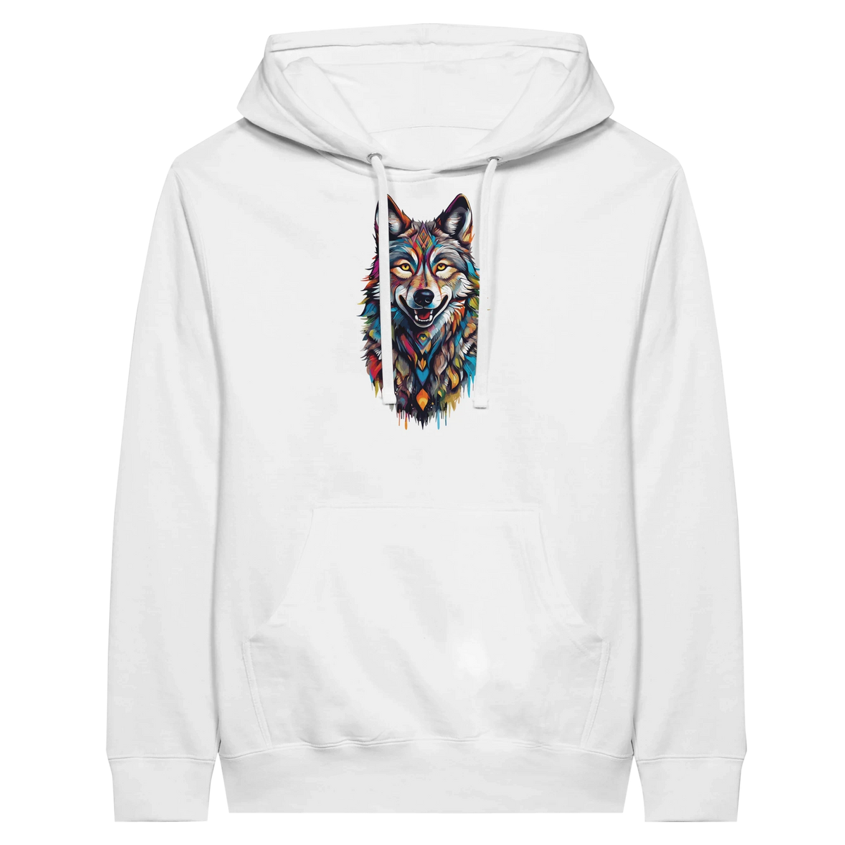 Cosmic Wolf Graphic Hoodie
