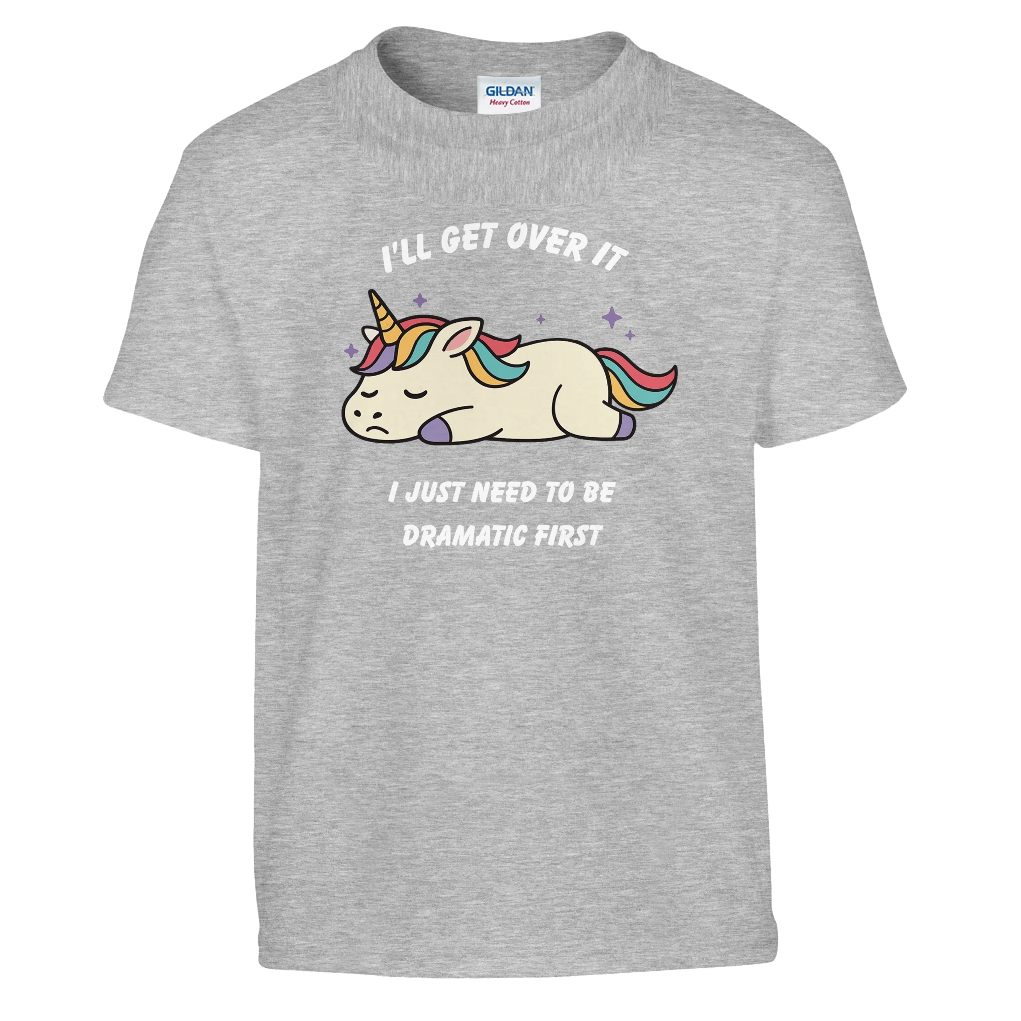 Kids Dramatic Unicorn T-Shirt