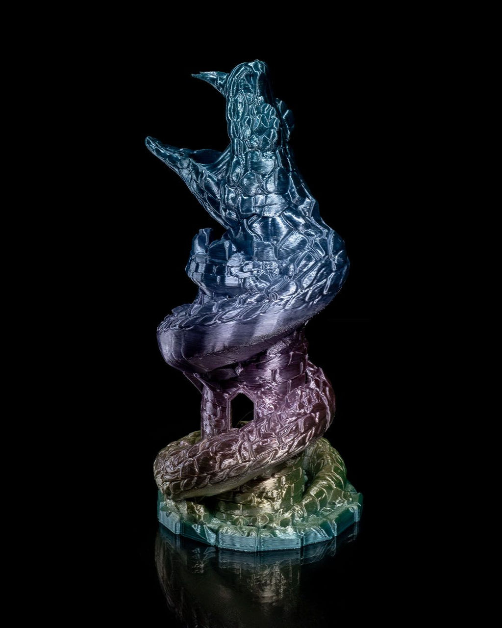 Basilisk Dice Tower | 3D Printed D&D Serpent Castle