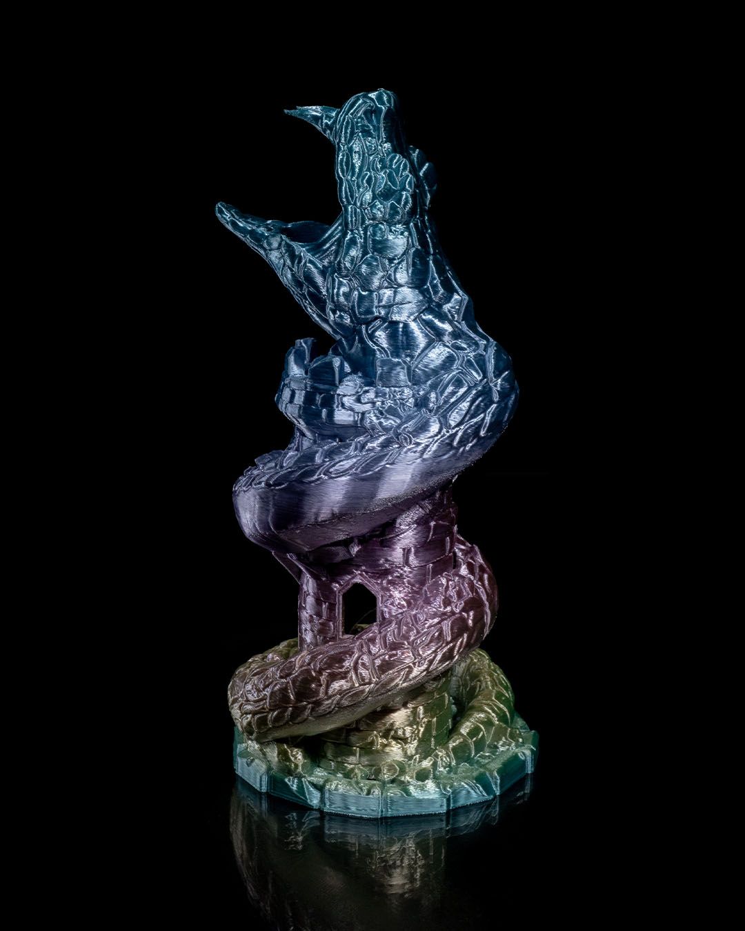 Basilisk Dice Tower | 3D Printed D&D Serpent Castle