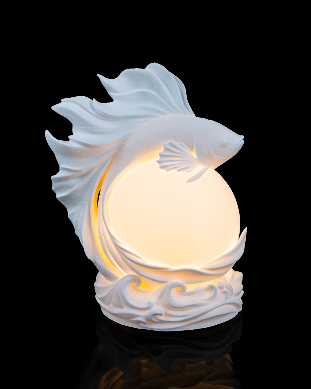 Betta Sphere 3D Printed Table Lamp