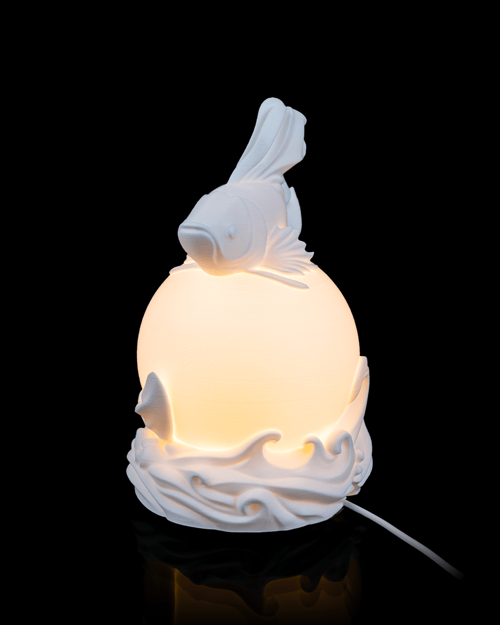 Betta Sphere 3D Printed Table Lamp