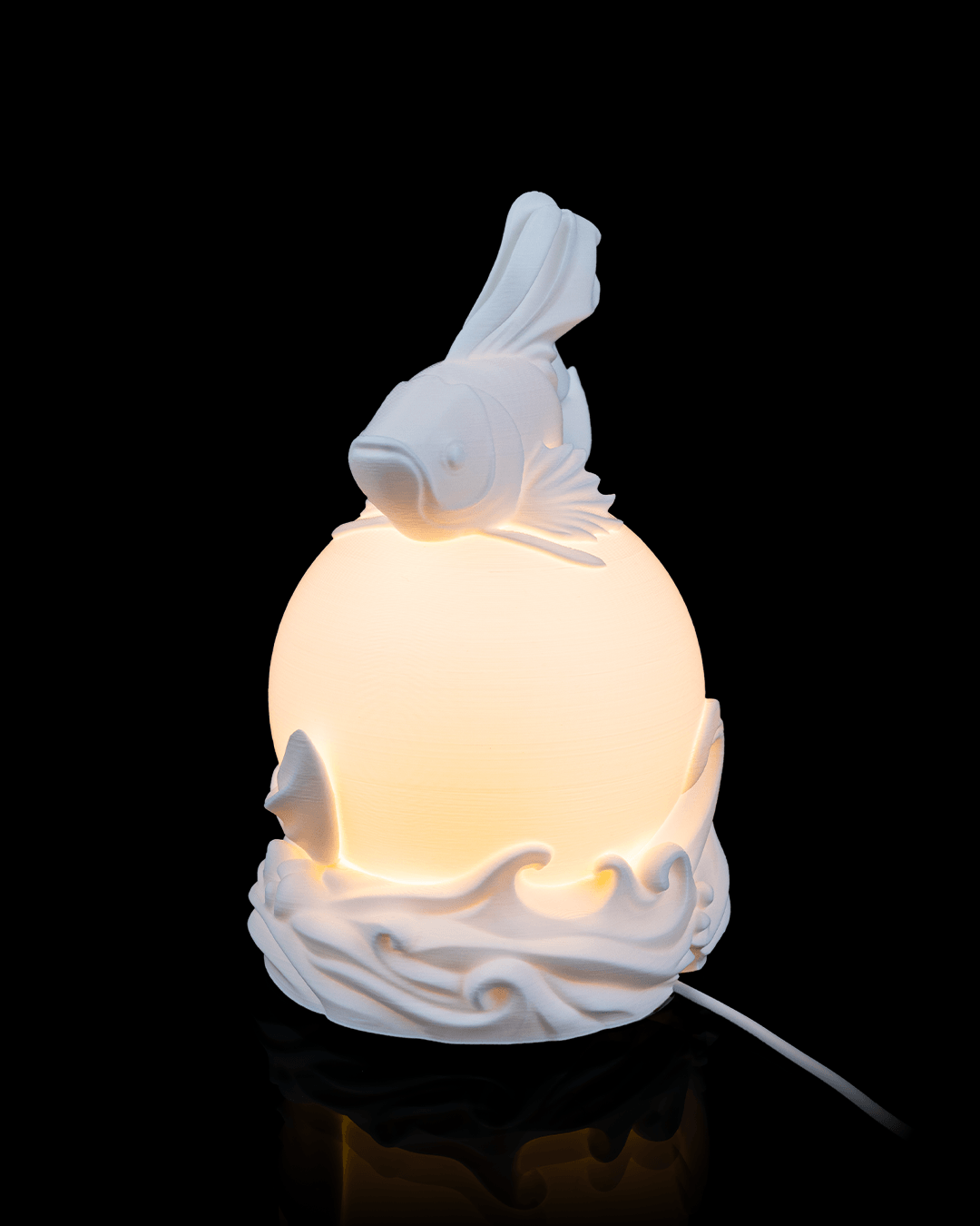 Betta Sphere 3D Printed Table Lamp