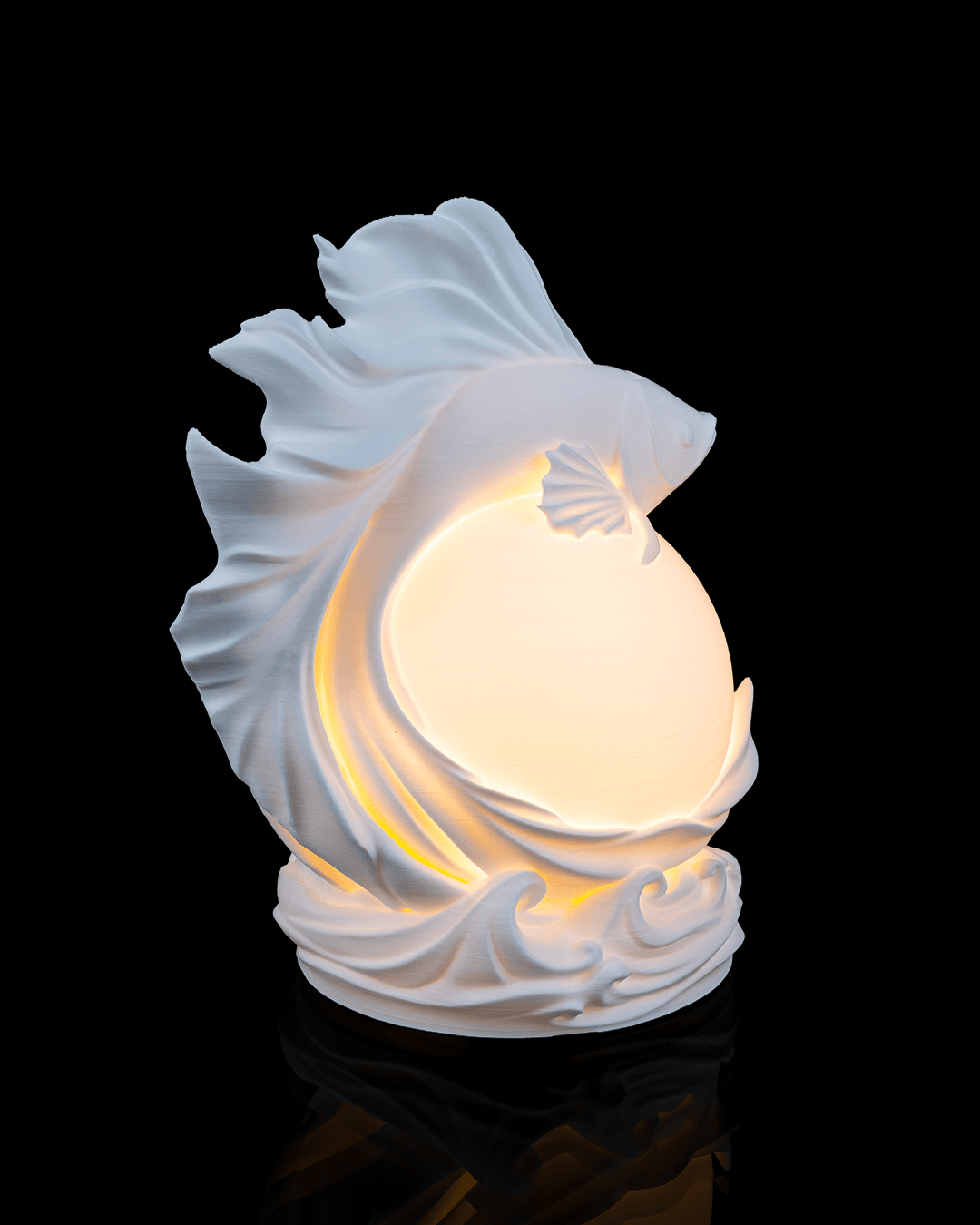 Betta Sphere 3D Printed Table Lamp