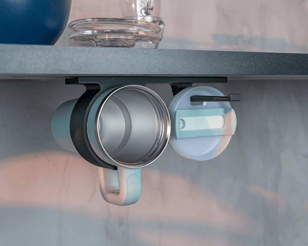 Cup Rail | 3D Printed Under Shelf Mug Holder