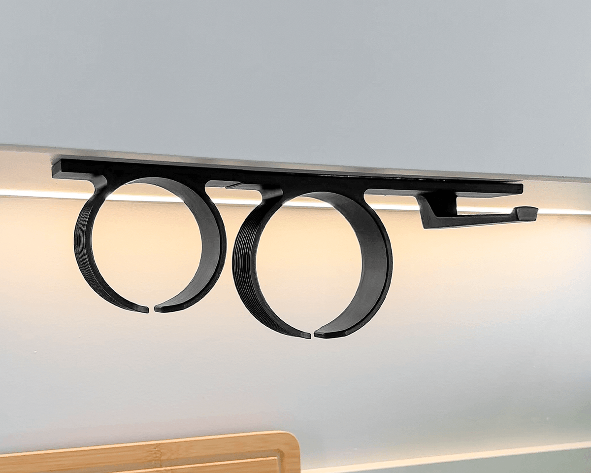 Cup Rail | 3D Printed Under Shelf Mug Holder