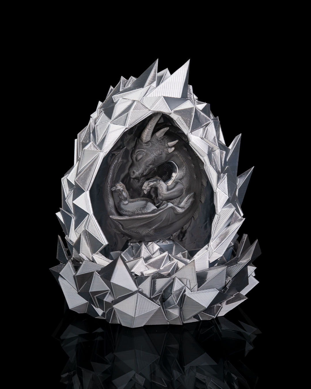 Ironscale Dragon Egg 3D Printed Table Lamp