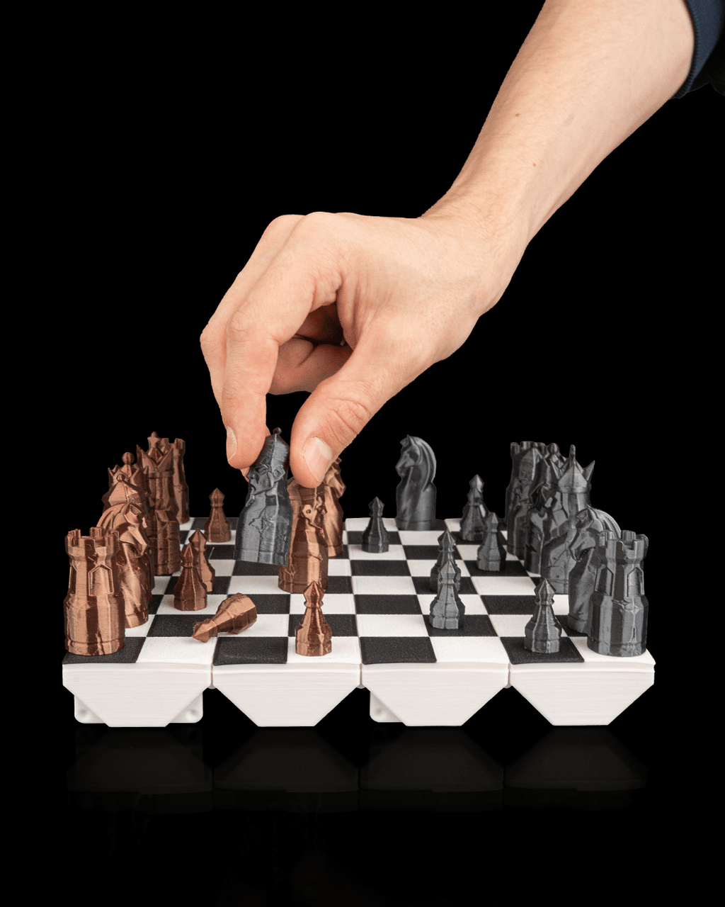 King’s Mind 3D Printed Travel Chess Set