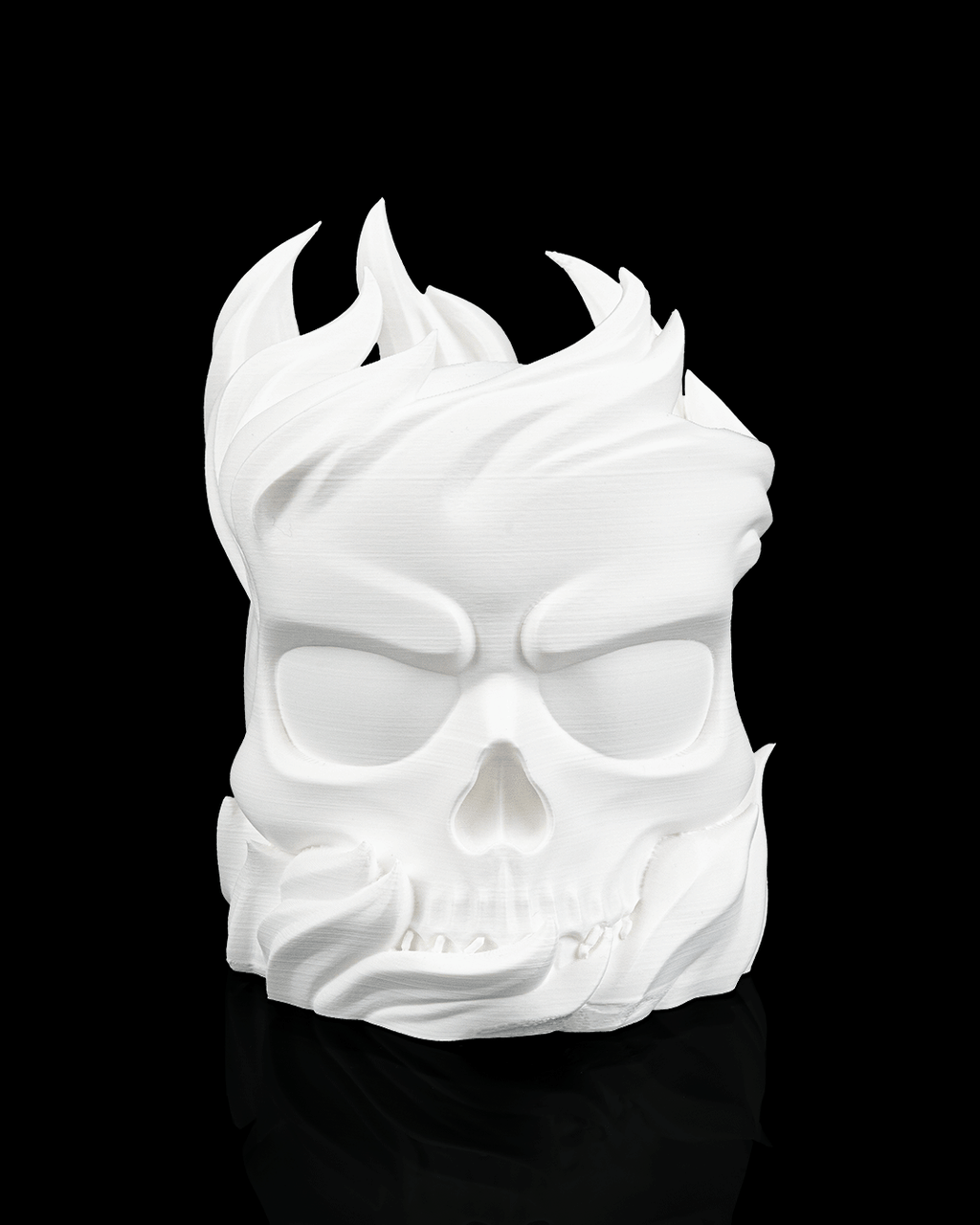 Skull Sphere 3D Printed Table Lamp