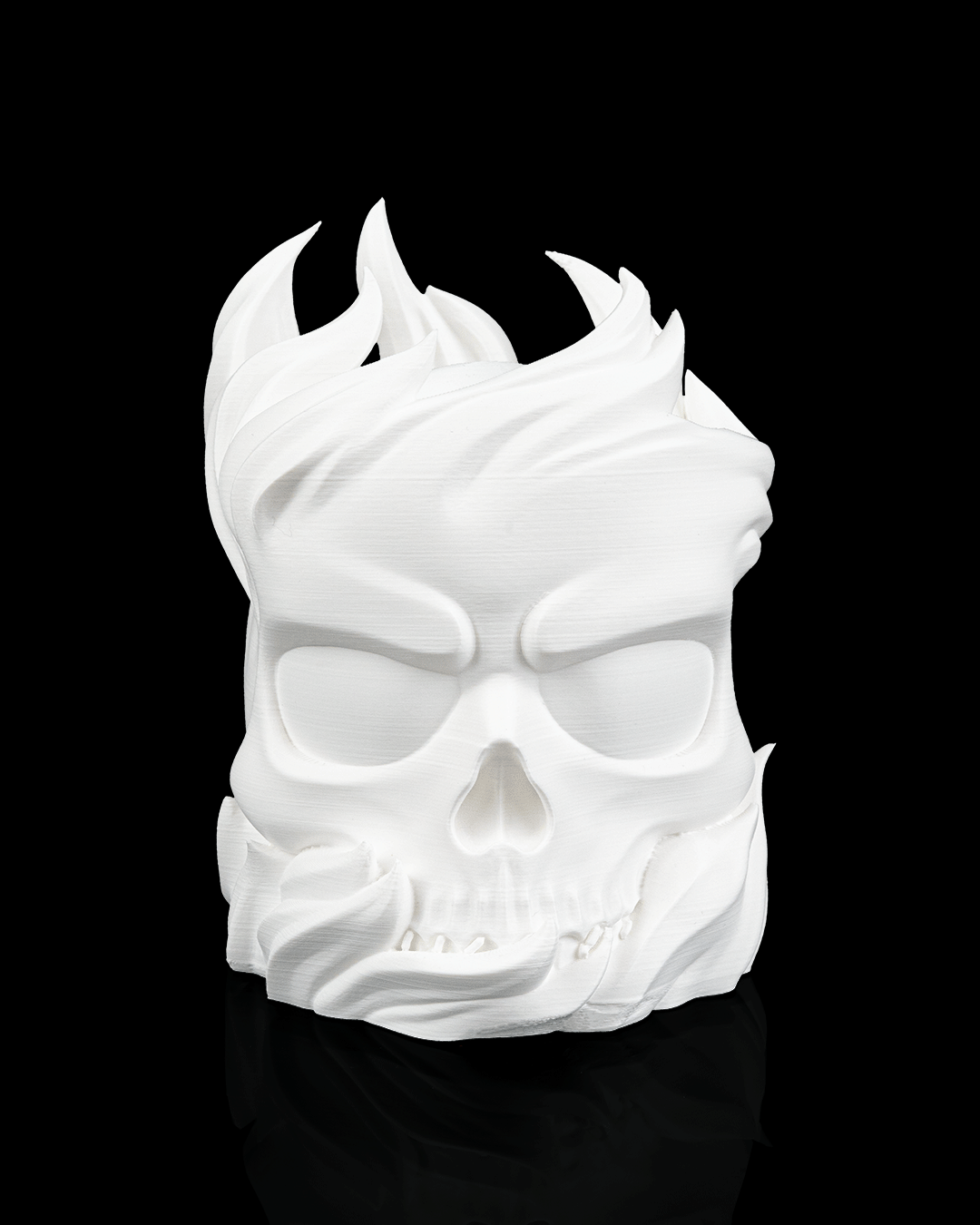 Skull Sphere 3D Printed Table Lamp