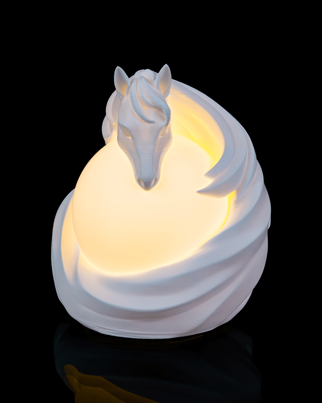 Stallion Sphere 3D Printed Table Lamp