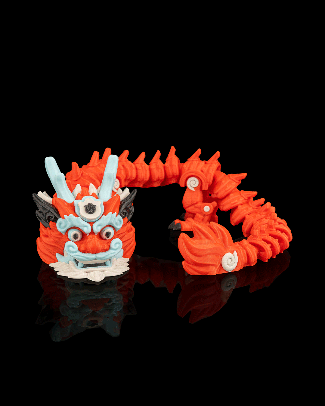 The Celestial Coil 3D Printed Articulated Dragon