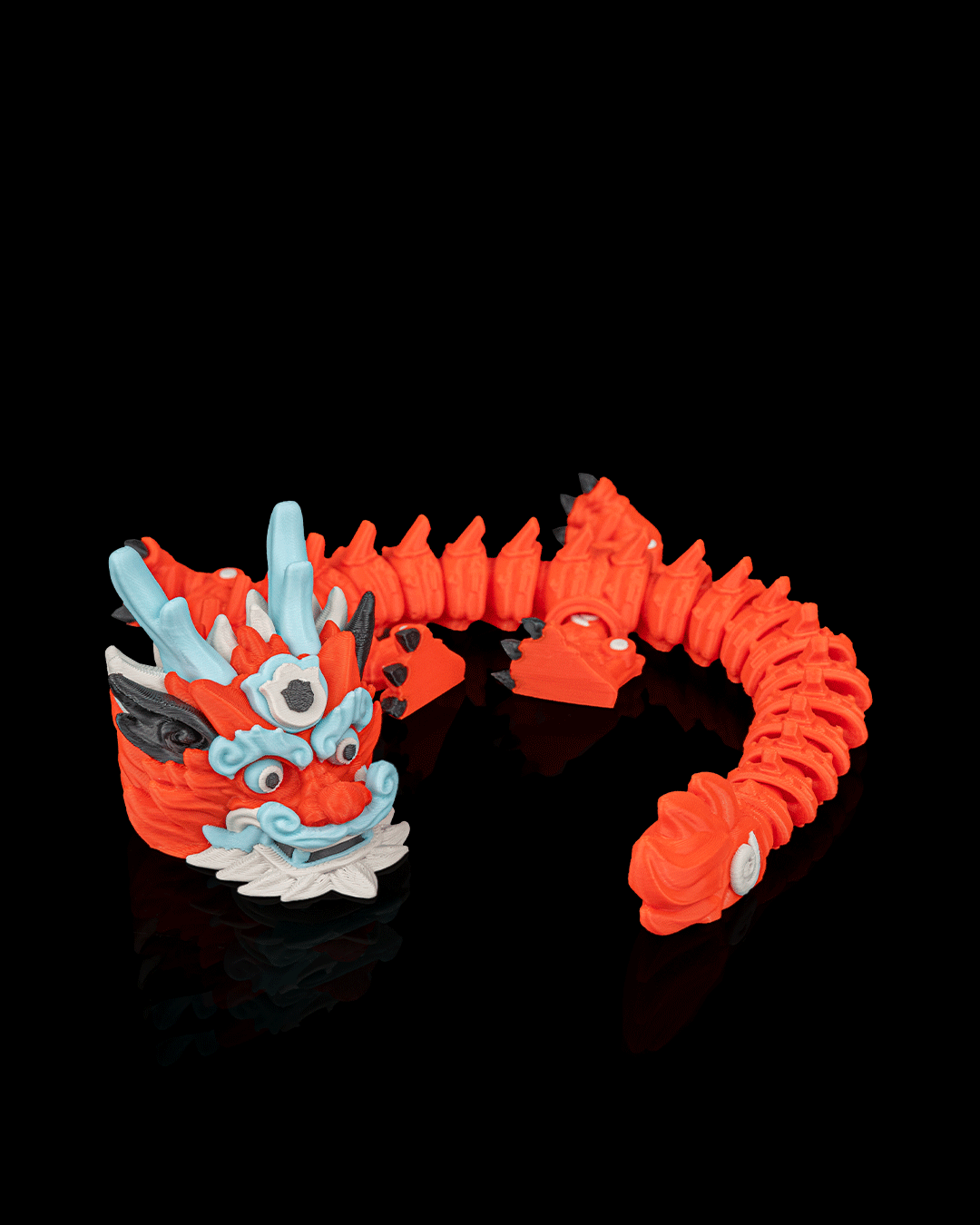 The Celestial Coil 3D Printed Articulated Dragon