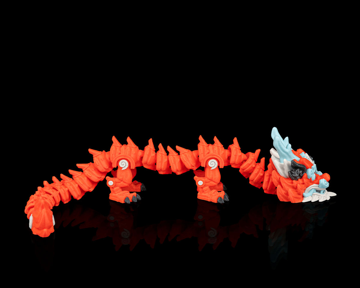 The Celestial Coil 3D Printed Articulated Dragon