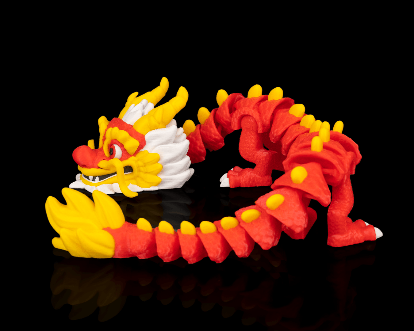 3D Printed Fortune Bringer Articulated Dragon