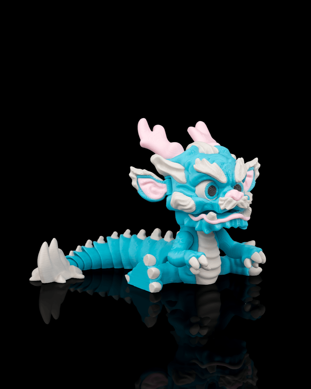 The Lucky Spark 3D Printed Articulated Dragon