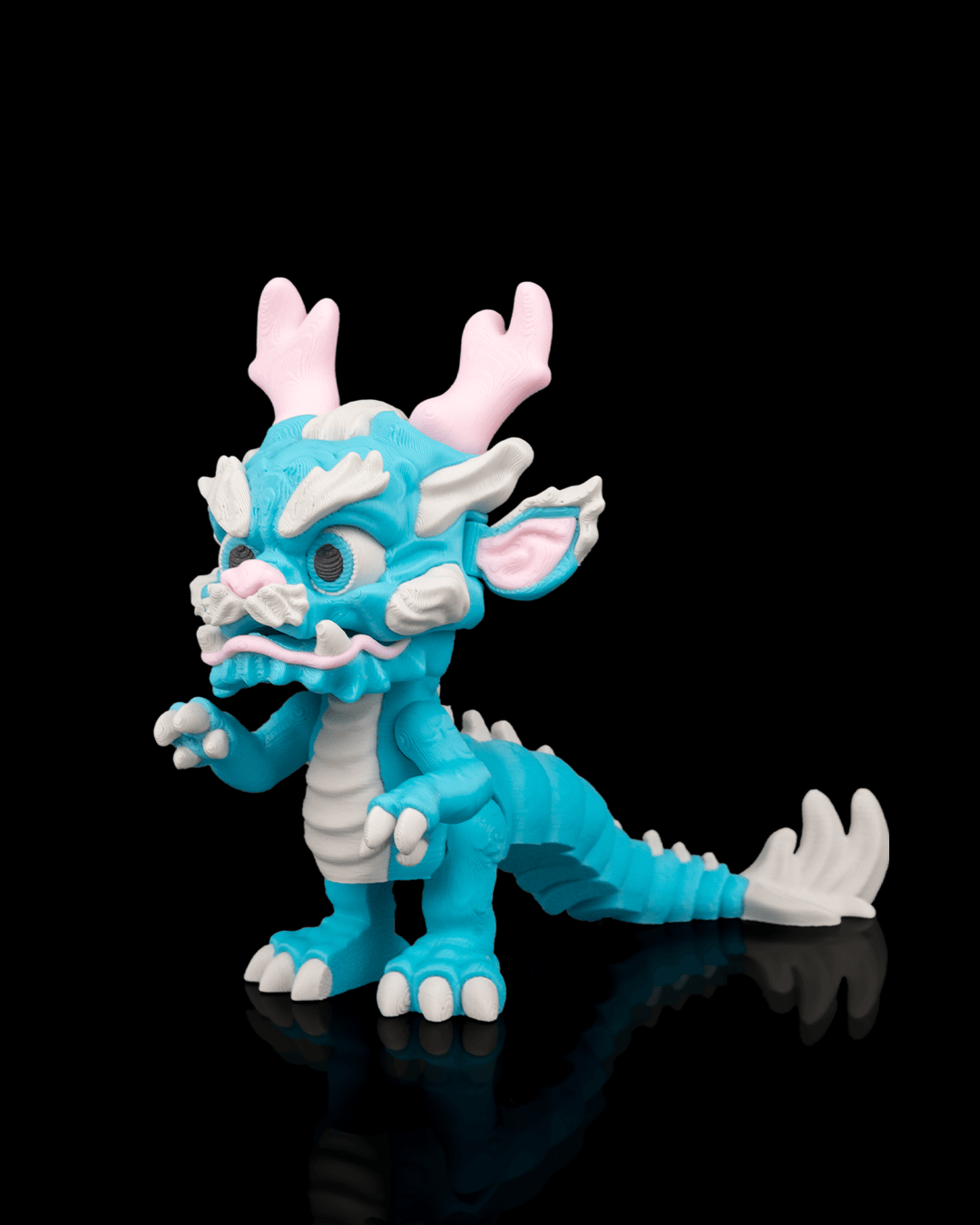 The Lucky Spark 3D Printed Articulated Dragon