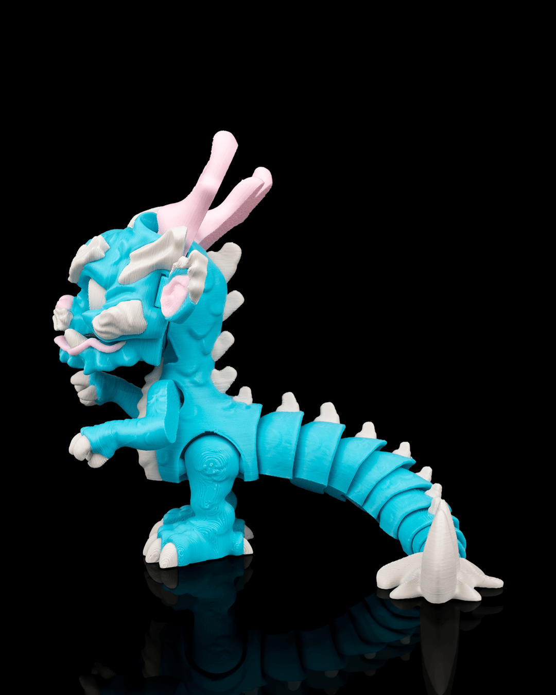 The Lucky Spark 3D Printed Articulated Dragon