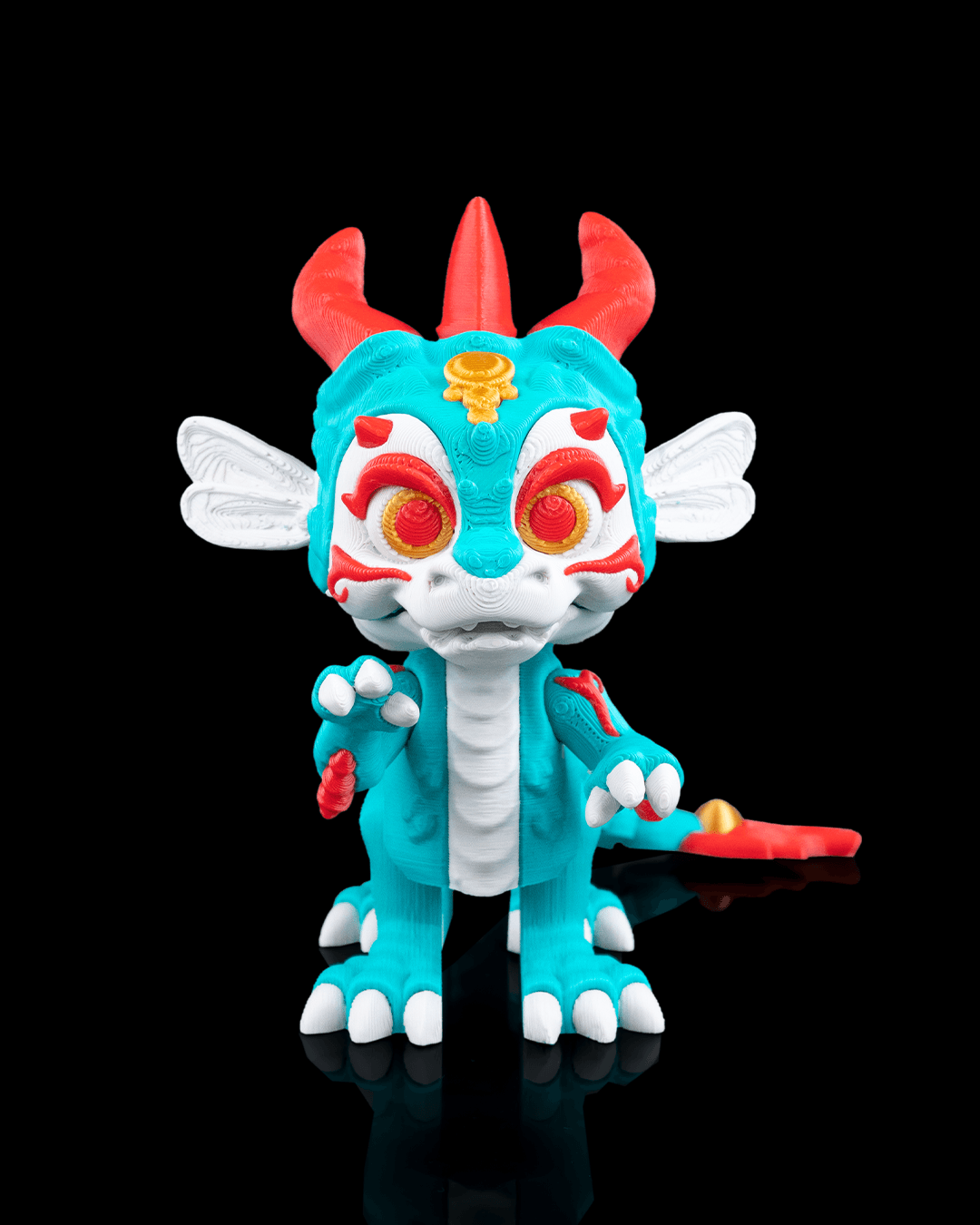 The Prosper Peeper 3D Printed Articulated Dragon