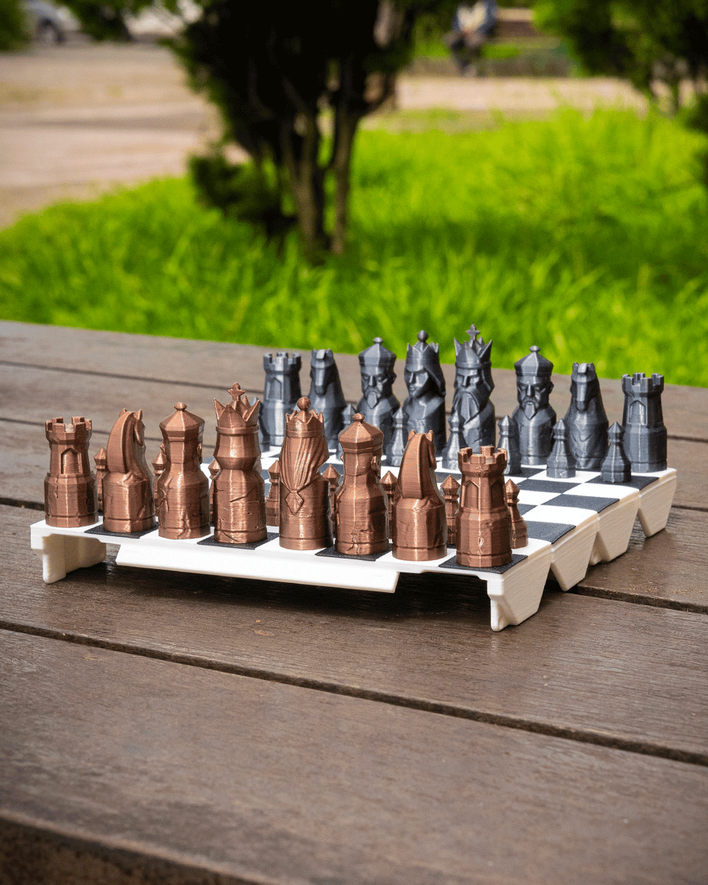 King’s Mind 3D Printed Travel Chess Set