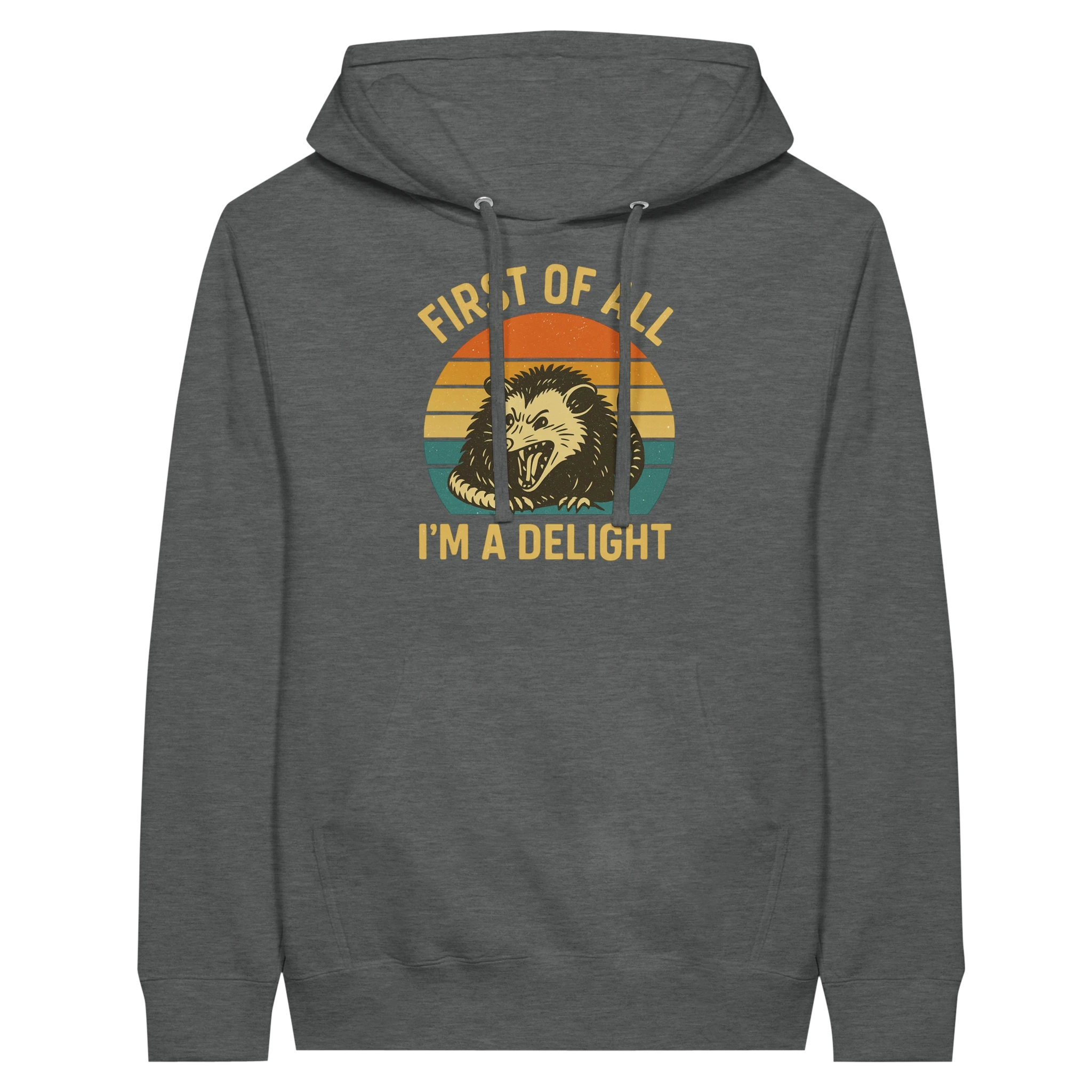 First of All I’m a Delight Possum Hoodie
