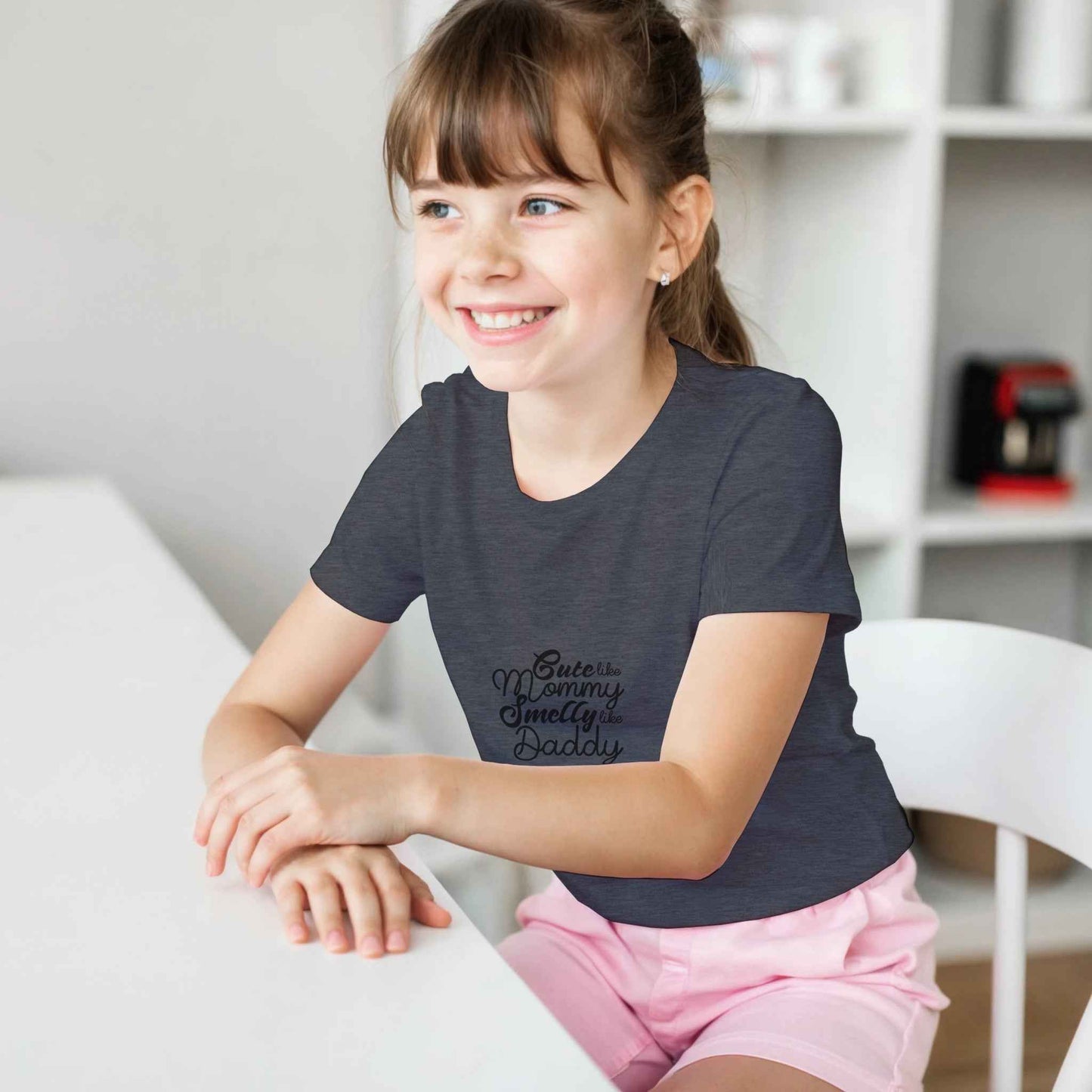 Abstract Waves Kids T-Shirt – Dynamic Geometric Design