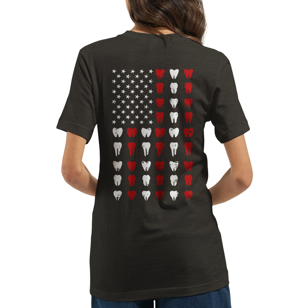 Dental Tooth Flag Personalized T-Shirt