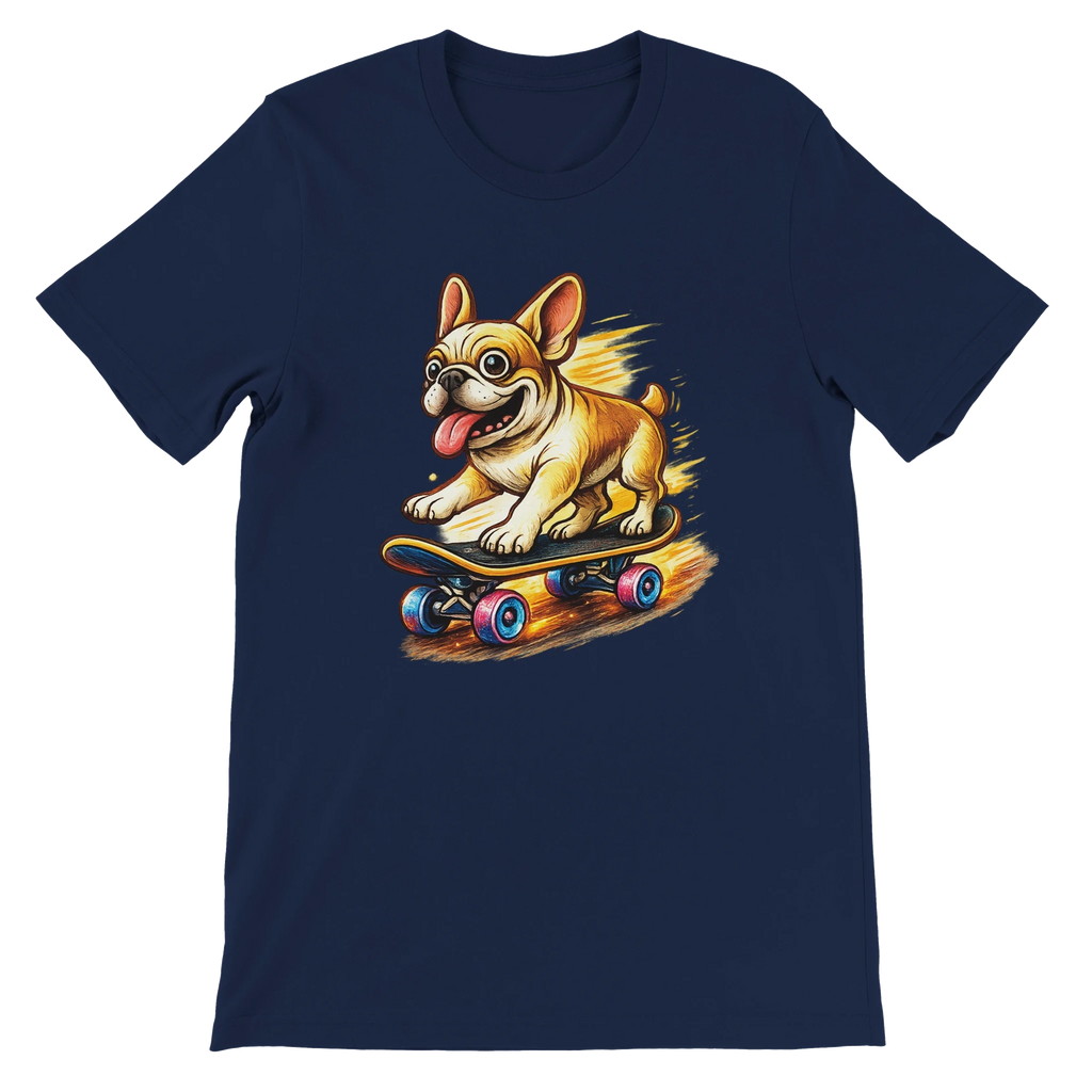 Skater Frenchie T-Shirt