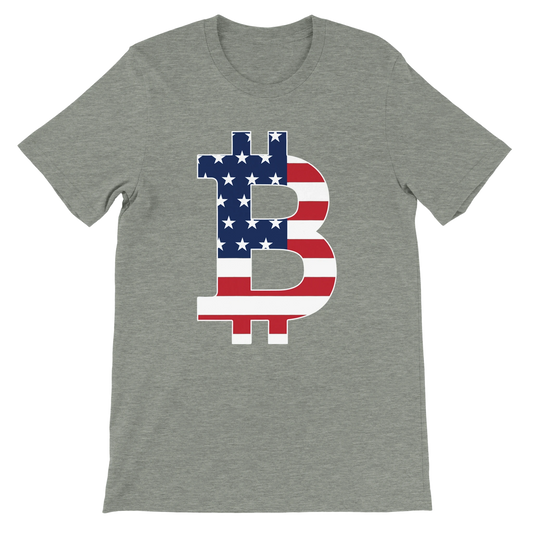American Flag Bitcoin Shirt