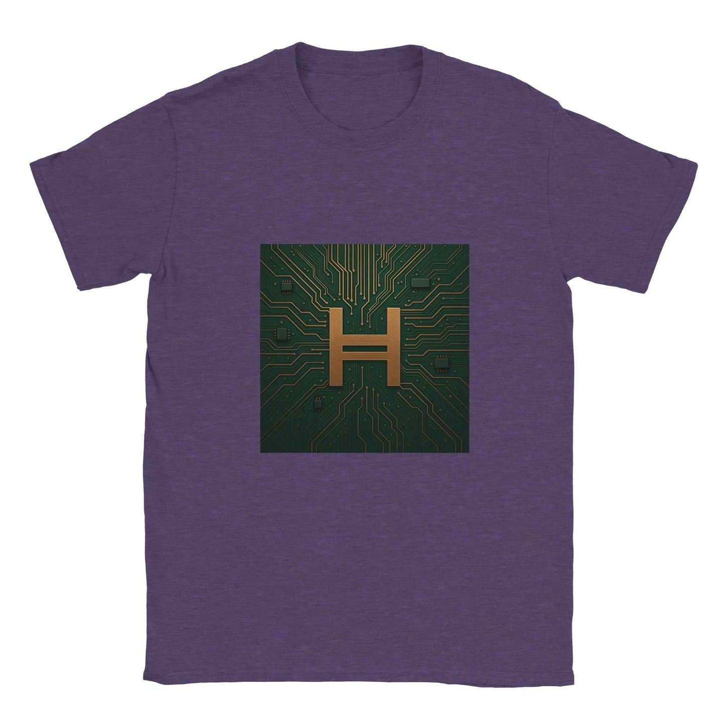 Hedera Hashgraph T-Shirt – Circuitry Style Tee for Crypto Enthusiasts