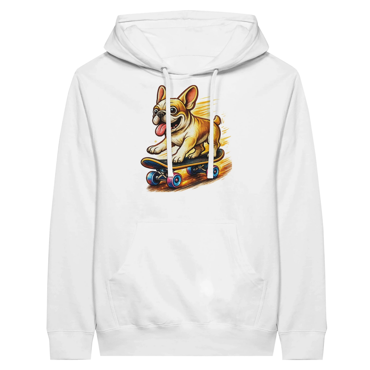 Skater Frenchie Hoodie