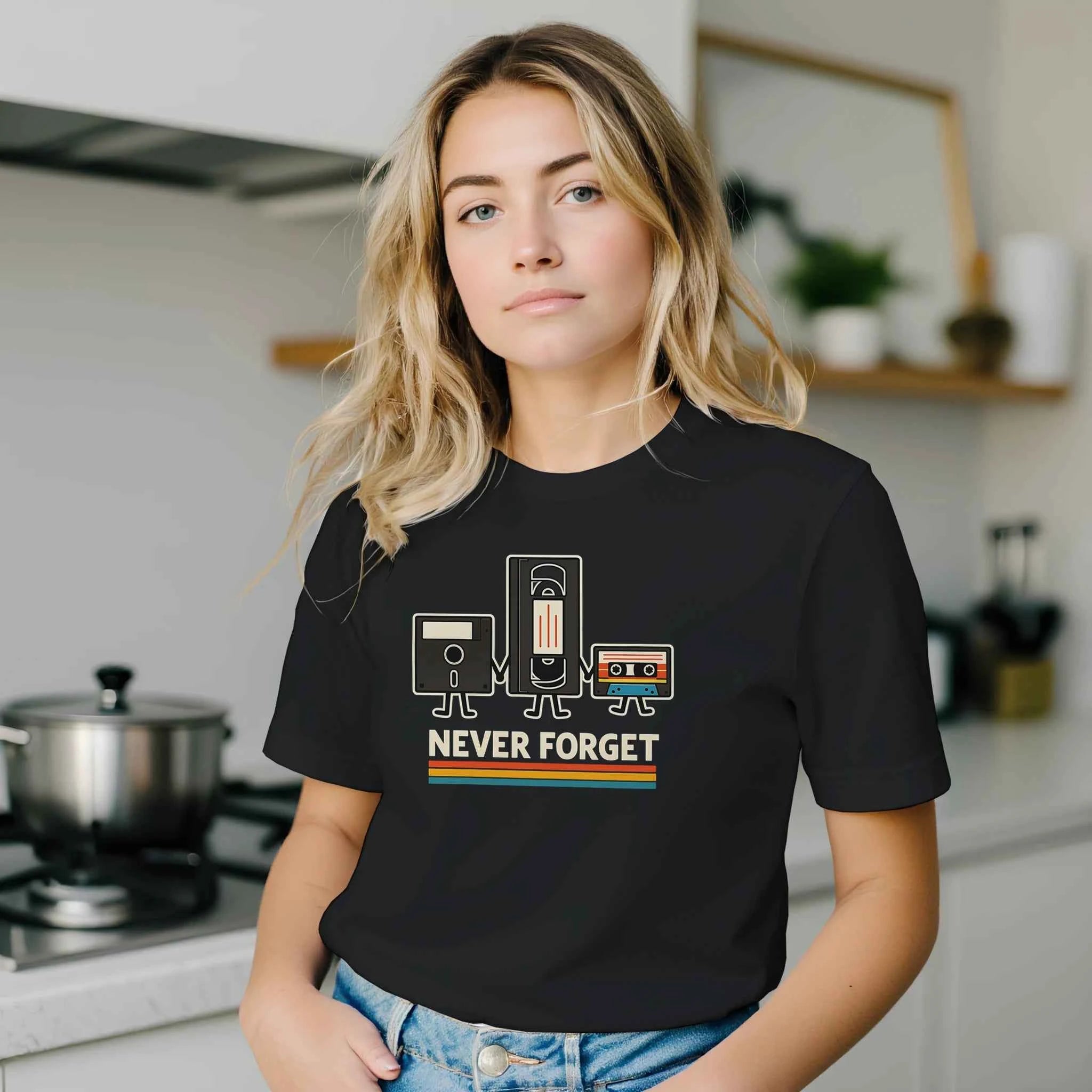 Retro Tech Squad Never Forget T-Shirt