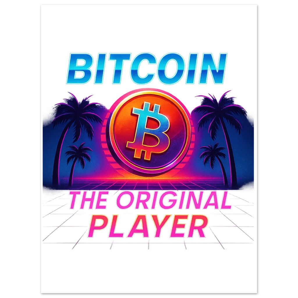 Bitcoin Original Player Fine Art Poster