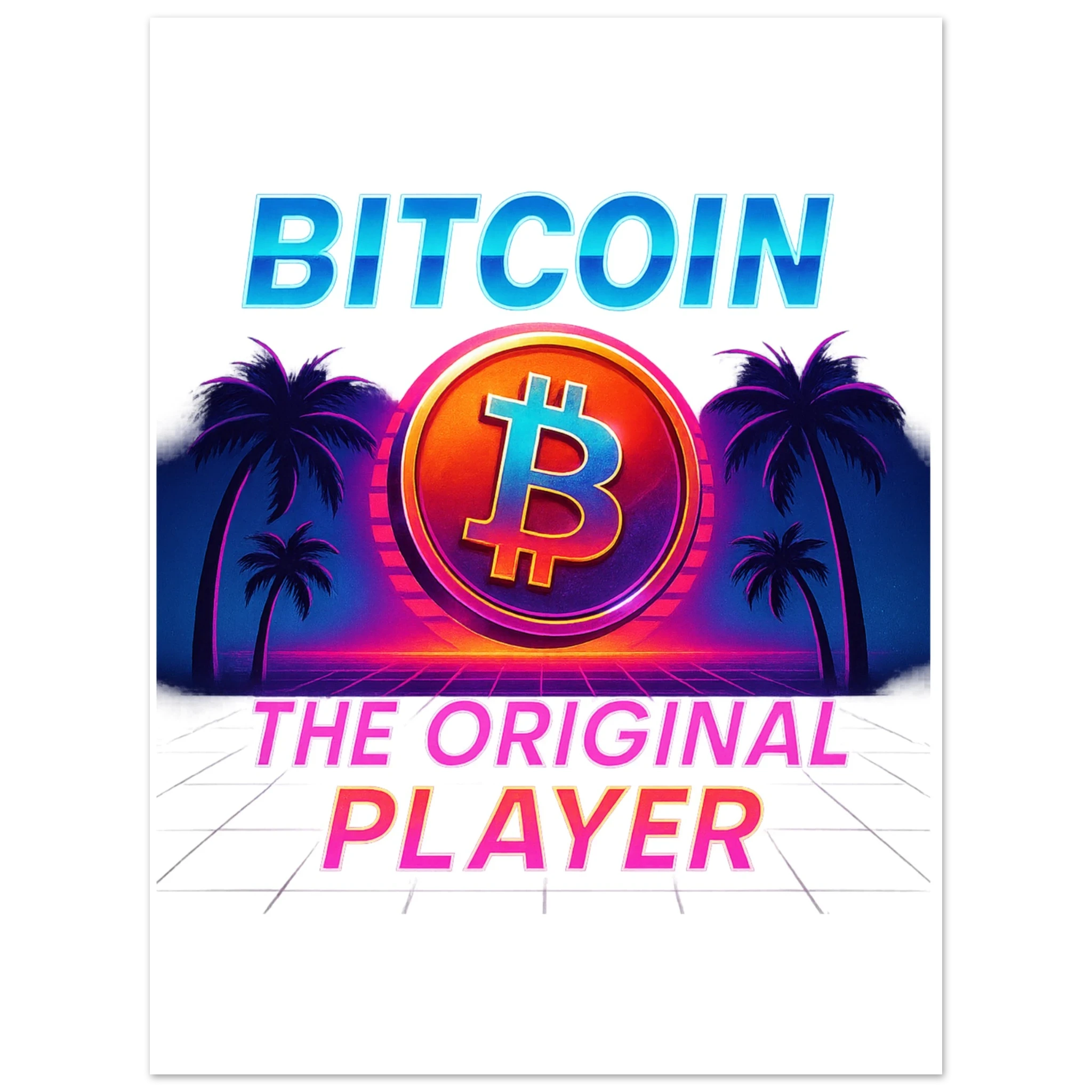 Bitcoin Original Player Fine Art Poster